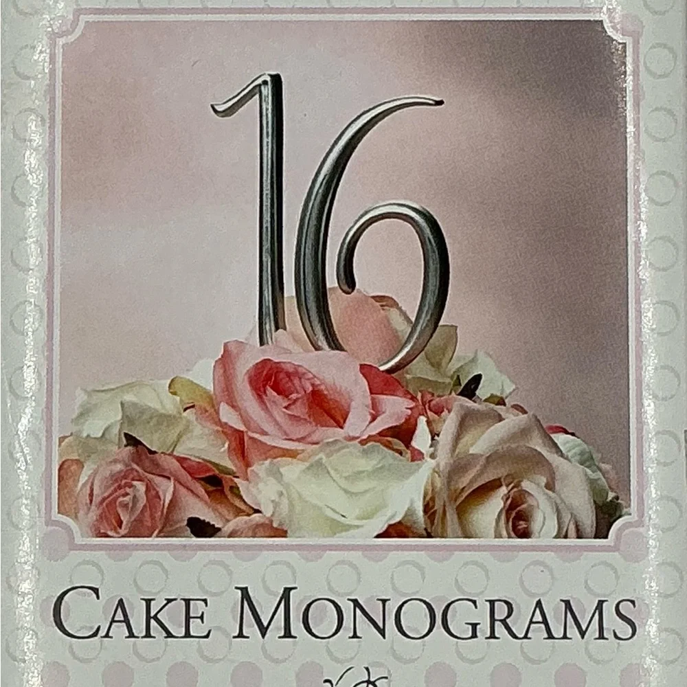 🪷Lillian Rose🌹Number Cake monograms Topper